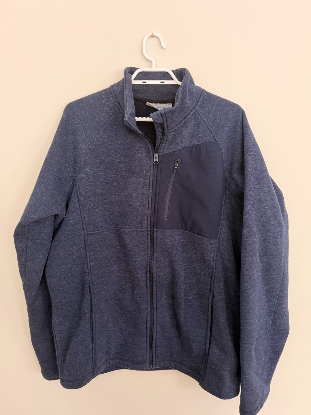 Mondetta Men’s Navy Blue Full-Zip Sweater Jacket
